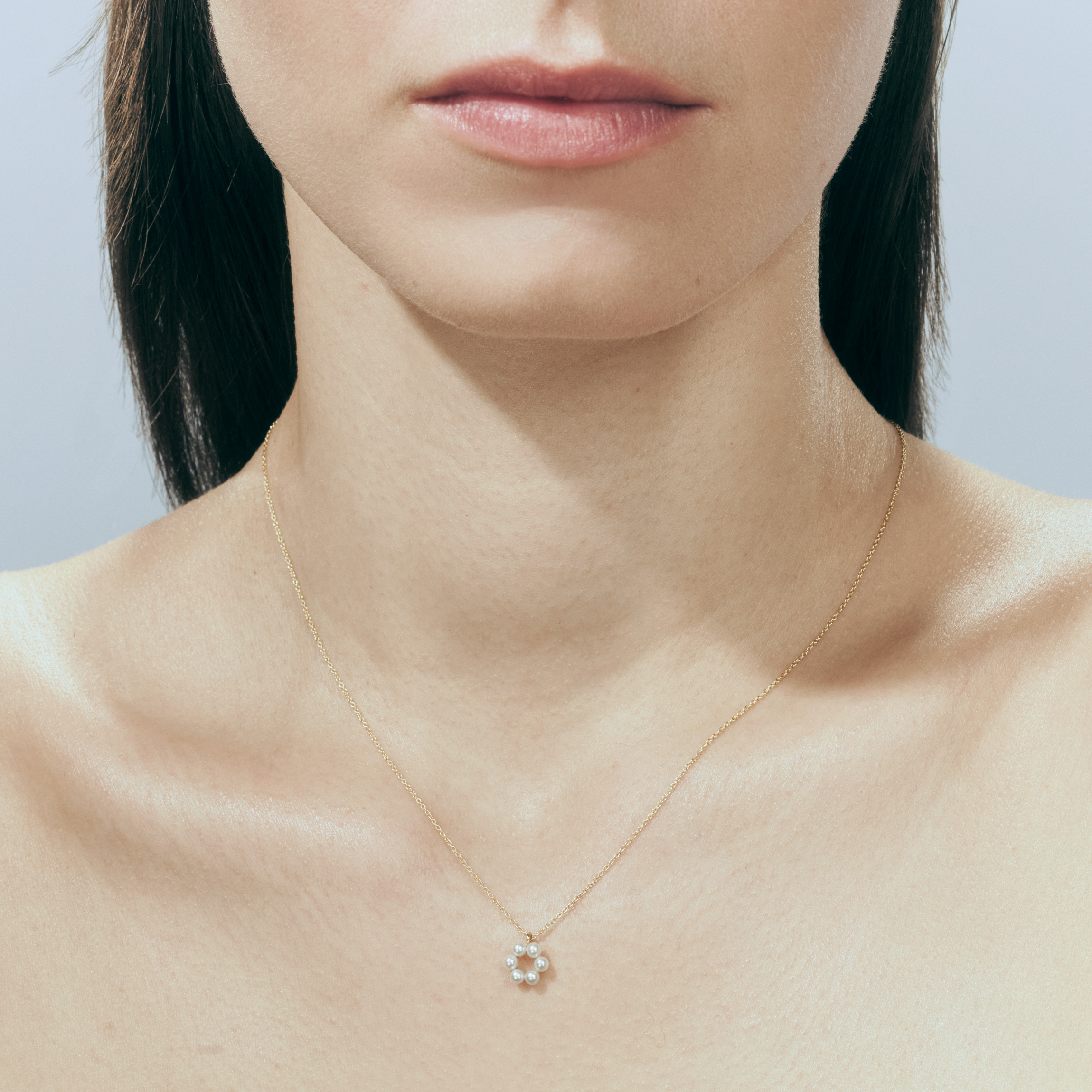 Sophie Bille Brahe Luna Perle Halskæde NL25_PE2_CLU_FW