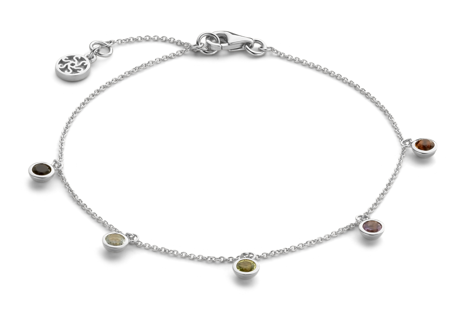 Spirit Icons Sky Ankelkæde Hvidguld 74017-27