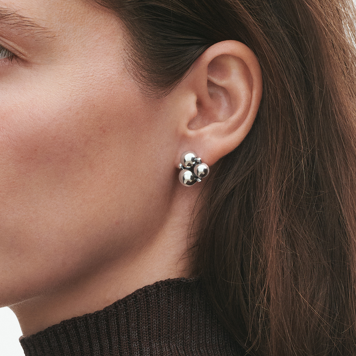 Georg Jensen Moonlight Grapes Ørestikker 10019038