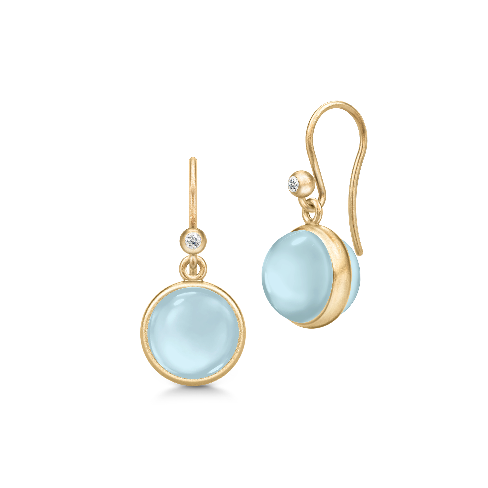 Julie Sandlau Prime Øreringe Milky Aqua HKS181GDMLAQCRCZ