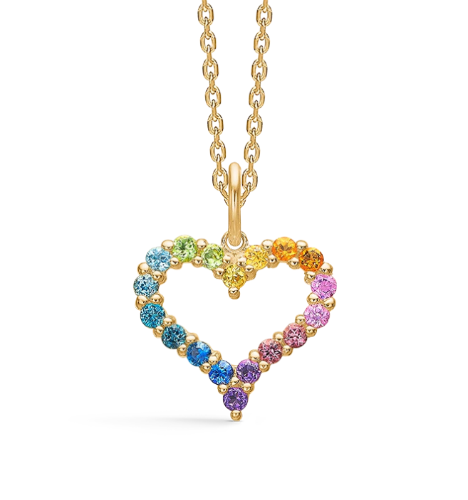 Mads Z Tender Heart Rainbow Vedhæng 1534340