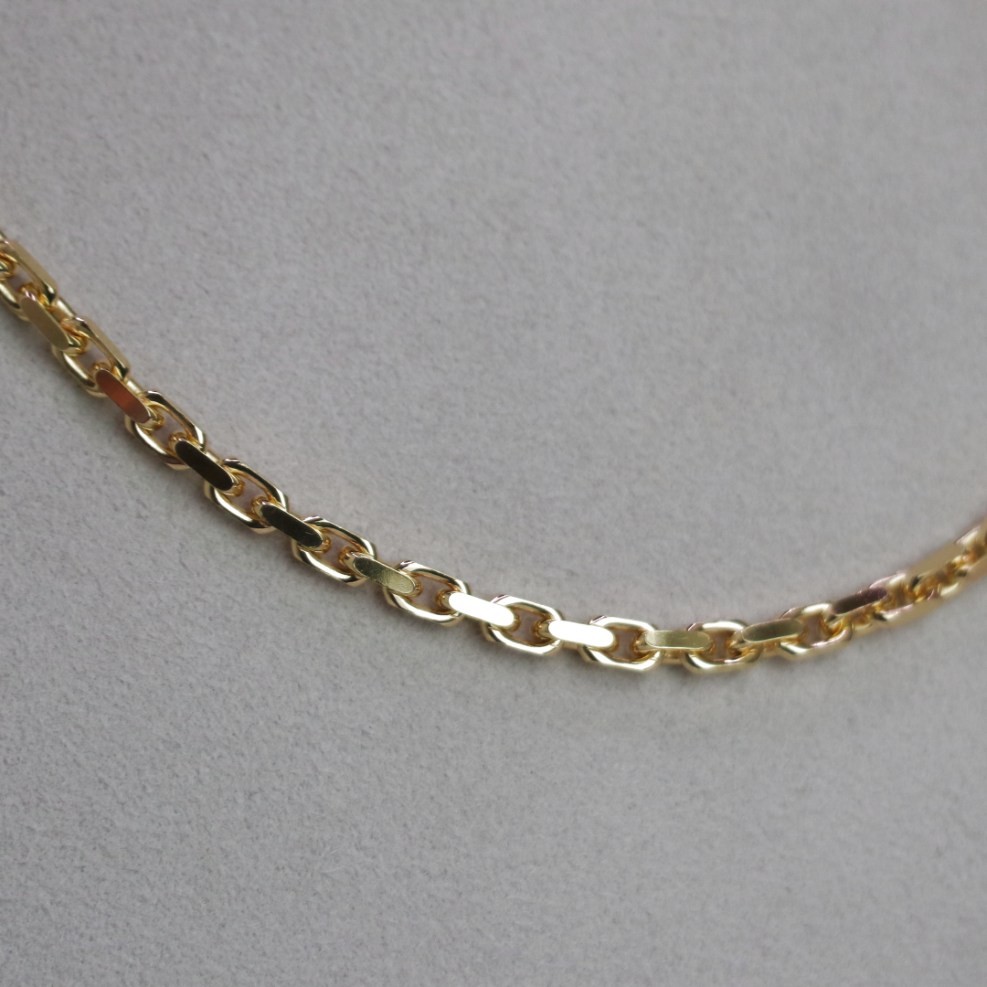 BNH Anker Facet Kæder 8 kt Guld 1,3 mm