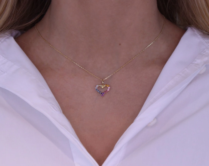 Mads Z Tender Heart Rainbow Vedhæng 1534340