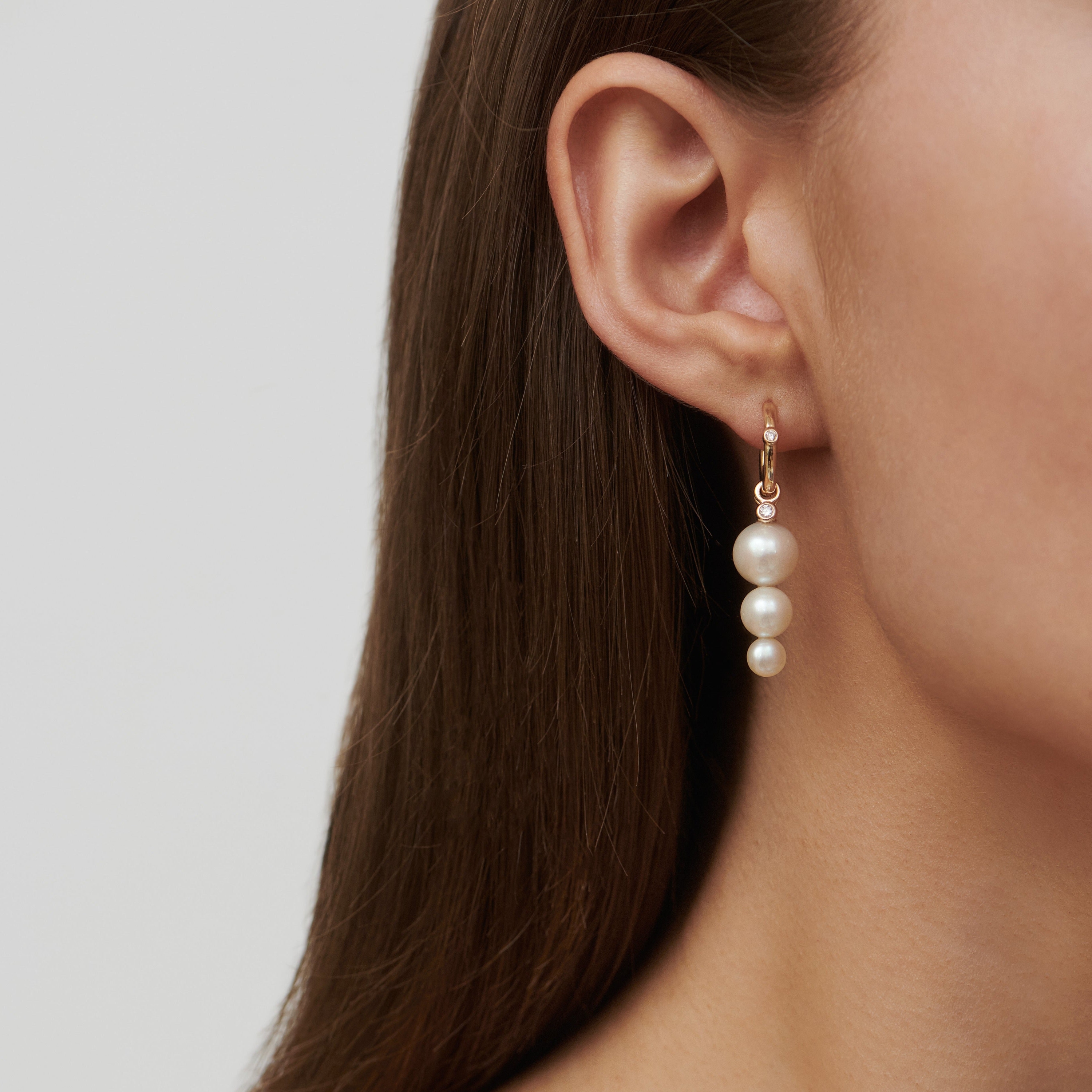 Julie Sandlau Purity Ørevedhæng 14k YG14-EP06