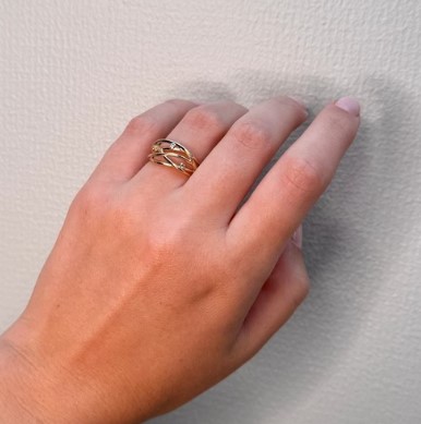 Mads Z Diamond Nest Ring 14kt. 1541096