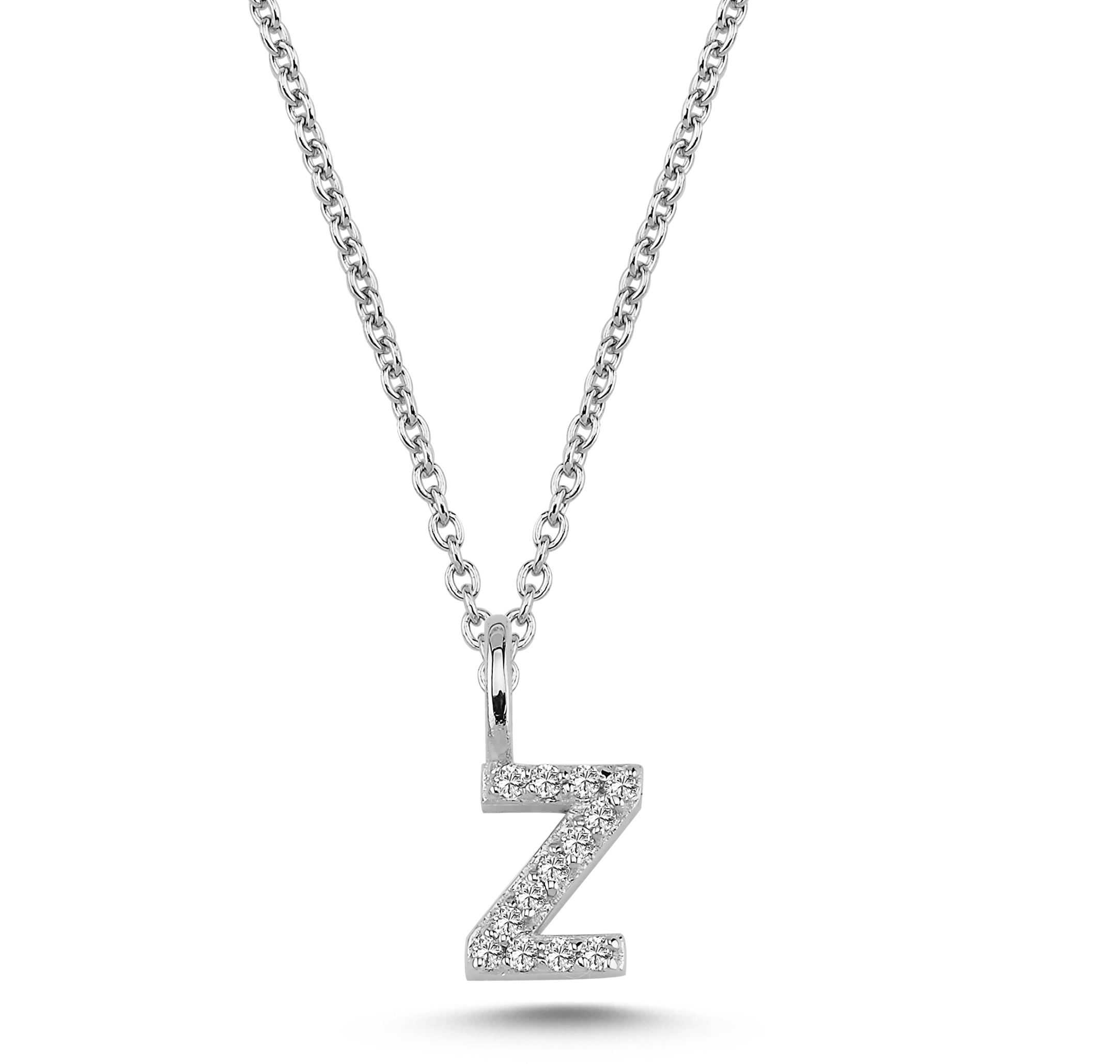 Nuran Bogstav vedhæng "Z" med pavé V2201-Z 0065