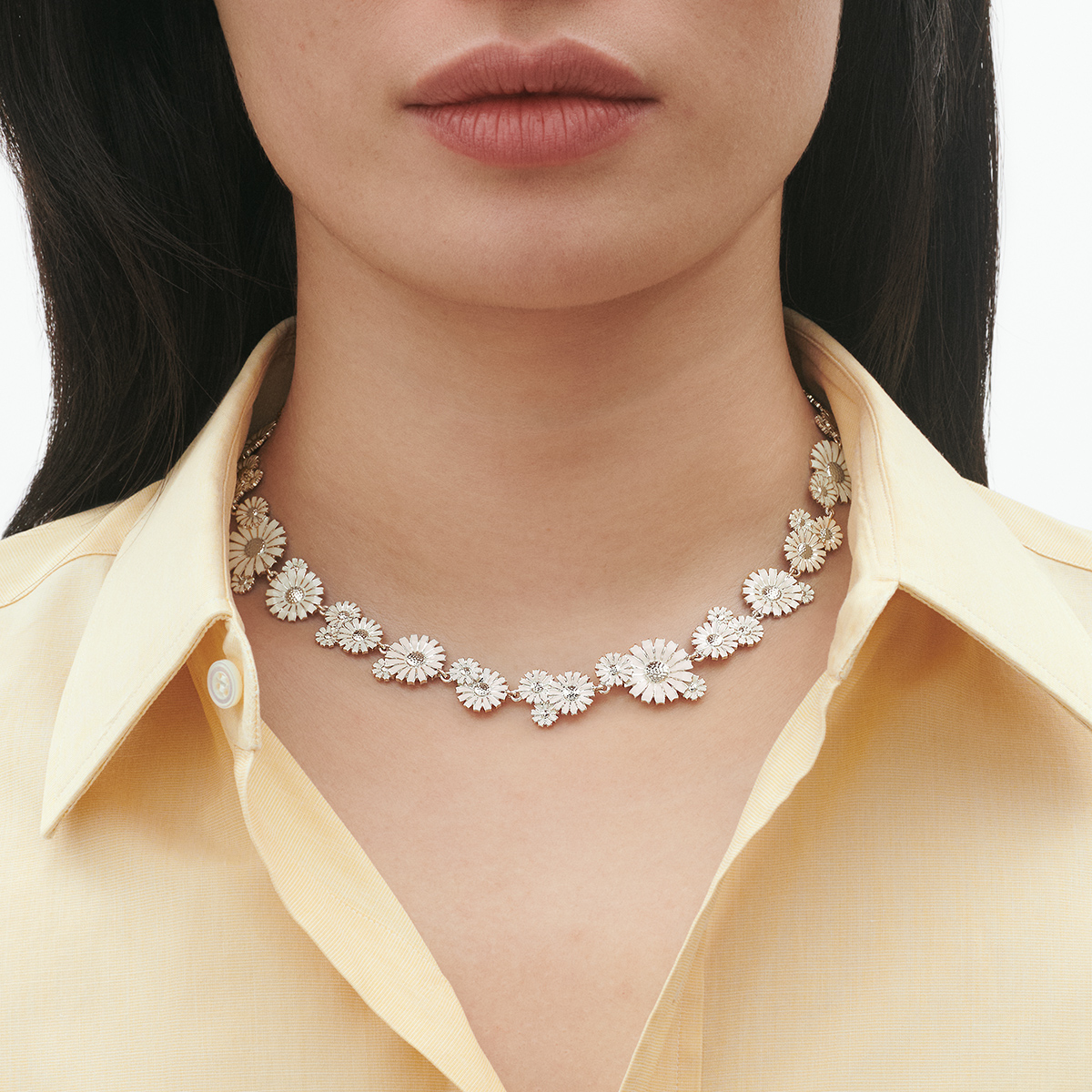 Georg Jensen Daisy Halskæde Hvid 20001532