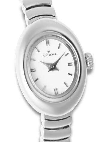 Mockberg Belle Oval Petite Steel Ur MB1417