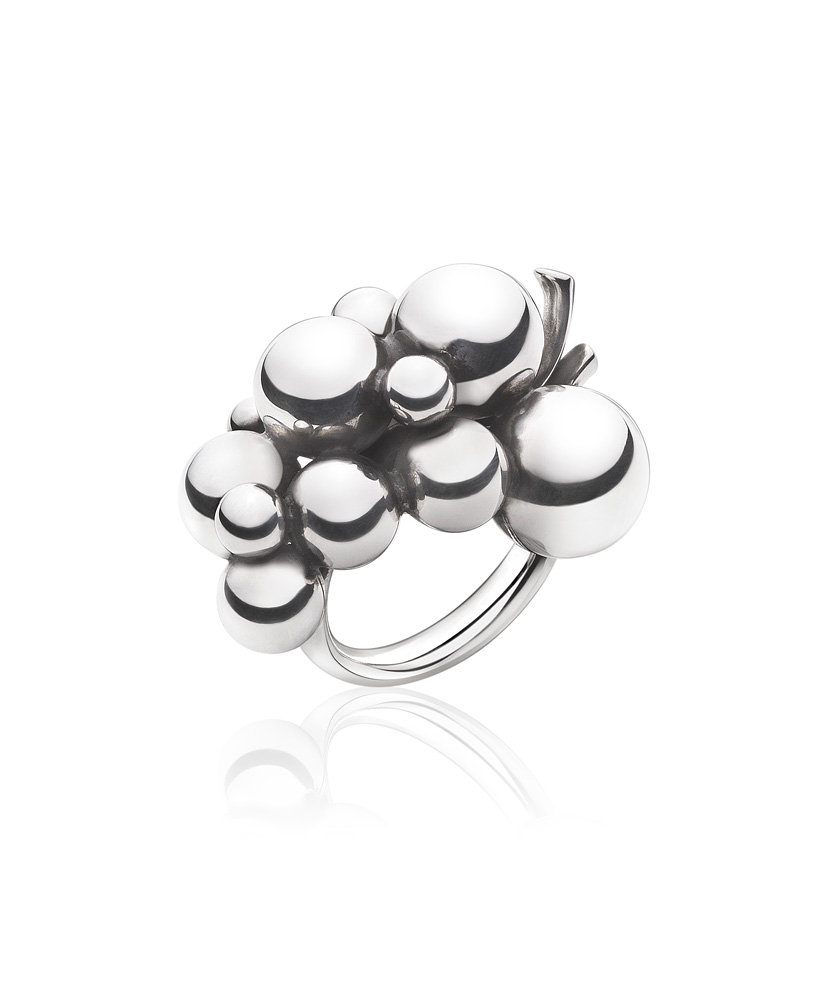 Georg Jensen Moonlight Grapes Ring Stor 20000334