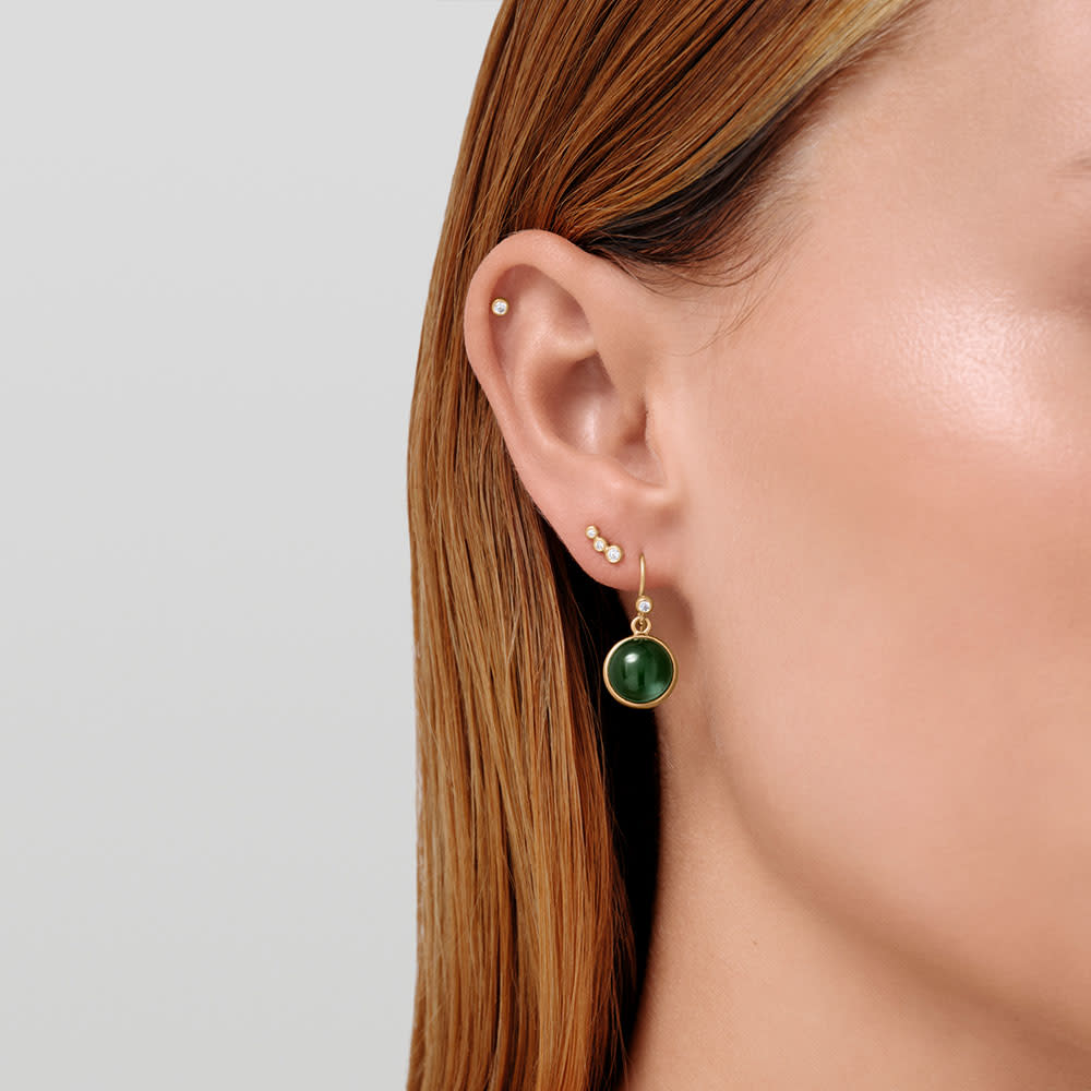 Julie Sandlau Prime Øreringe Turmalin Forgyldt HKS181GDTMCRCZ