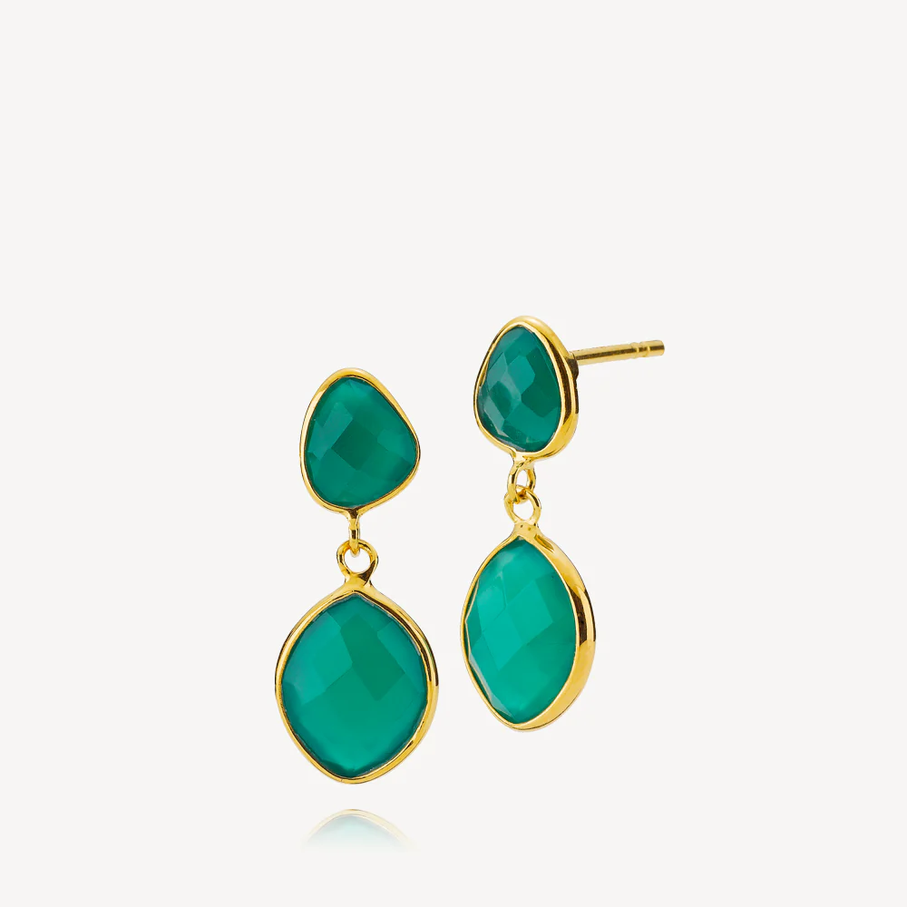 Izabel Camille Sara Øreringe a1866gsgreenonyx