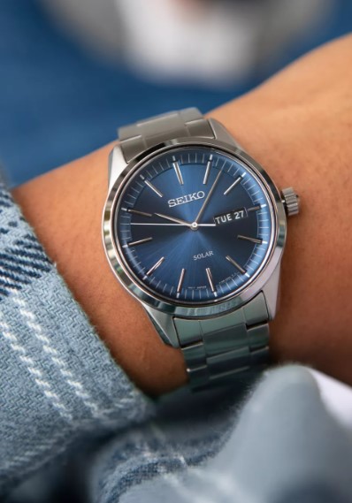 Seiko Solar Sapphire Herreur SNE525P1