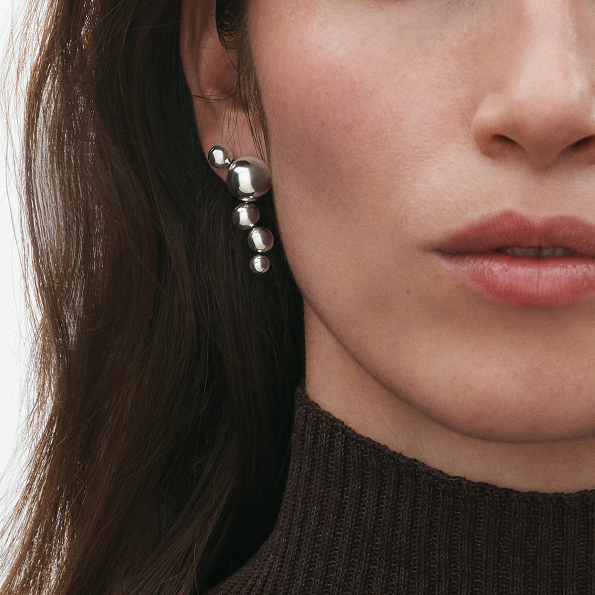 Georg Jensen Grape Øreringe Sølv 20001631