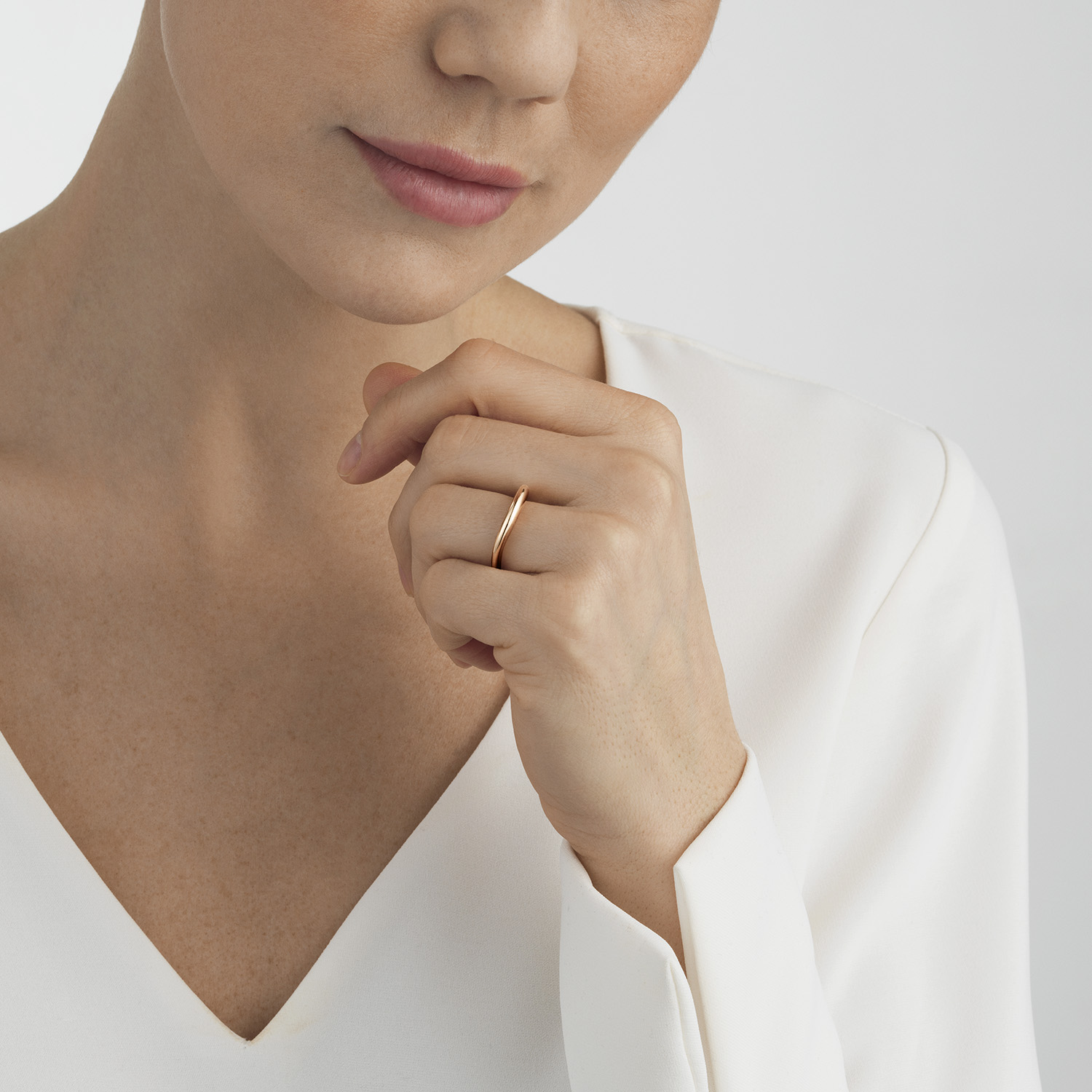 Georg Jensen Offspring Ring Rosaguld