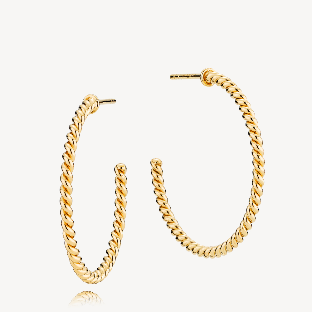 Izabel Camille Alessia Øreringe Forgyldt a1818gs