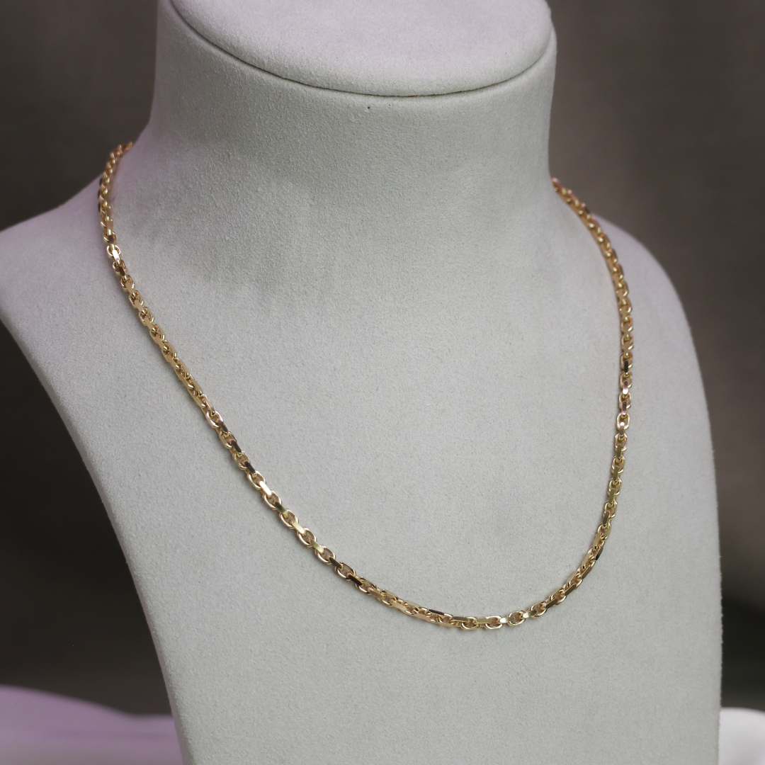 BNH Anker Facet Kæder 14 kt Guld 1,2 mm