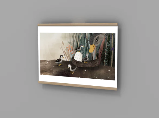 Aviendo Mrs. Duck and the Swan Egg Poster no. 1 - UD081