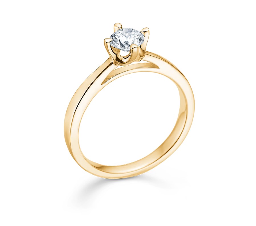 Mads Z CROWN ring 14 kt. rødguld m. 0,50 ct diamant 1541650