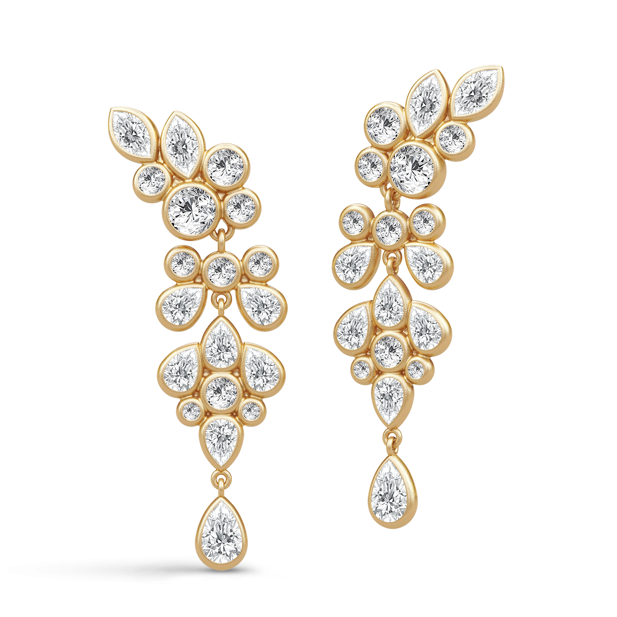 Julie Sandlau Wisteria Chandelier Øreringe ST398GDCZ